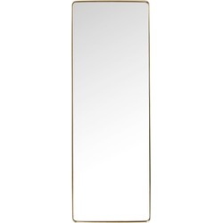 Kare Spiegel Curve Rectangular Brass 200x70cm