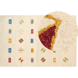 MISINLI - Modern vloerkleed - Beige - 200 x 300 cm - Wol