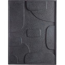 Light&living Wandornament 80x8x60 cm COLINA hout mat zwart