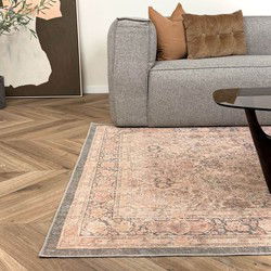 Vintage vloerkleed Sybil Groen/Beige - Polyester - 200 x 290 cm - (L)