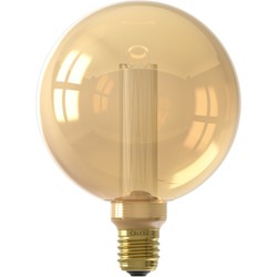 LED Glassfiber Globe lamp G125 220-240V 3,5W 120lm E27 goud 1800K dimbaar - Calex