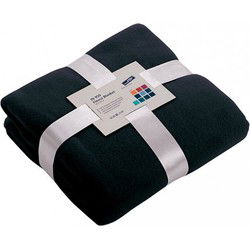 James & Nicholson Fleece bankdeken/plaid - donkerblauw - 130 x 170 cm - Plaids