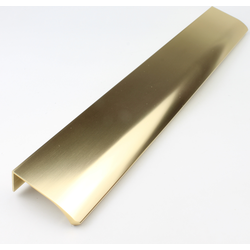 Profielgreep Christien - messing - 192 mm - Industrieel - Handgreep - Kastgreep - Ladegreep