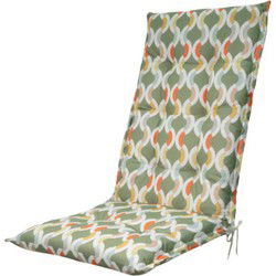 Kussen hoog ca. 123x50 cm Trivia green natural outdoor finishing (4 stuks)