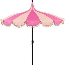 In The Mood Collection Rissy Parasol - H238 x Ø220 cm - Roze