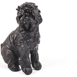 Ornament - Labradoodle Dog - Polyresin - Black - 16x23,5cm