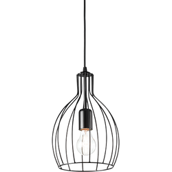 Ideal Lux - Ampolla - Hanglamp - Metaal - E27 - Zwart