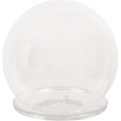 Clayre & Eef Stolp  Ø 12x12 cm Transparant Glas Rond