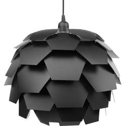 Beliani SEGRE - Hanglamp-Zwart-Synthetisch materiaal
