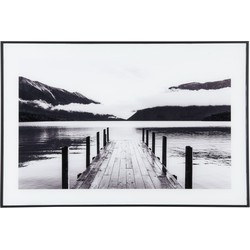 Wanddecoratie Quay Large - Zwart - 2x60x40cm