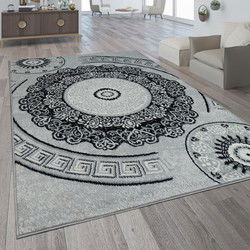 Laagpolig Modern Vloerkleed Sinovo - Grijs - 80x150 cm