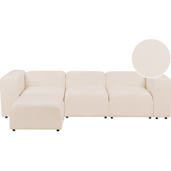 Beliani FALSTERBO - Modulaire Sofa-Beige-Bouclé