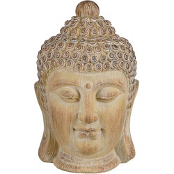 Mica Decorations Deco Object Buddha - 20x20.5x30.5 cm - Polyresin - taupe