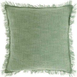 Unique Living - Kussen Max - 45x45cm - theegroen