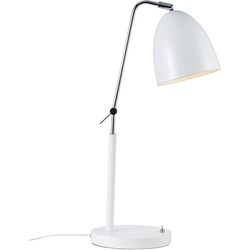 Witte buigbare design bureaulamp