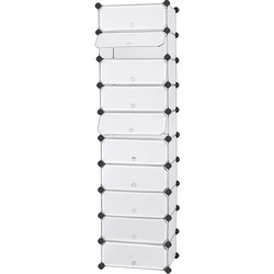 Schoenenrek 10 Modulaire Compartimenten - L43 cm