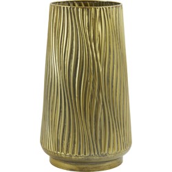 D - Light & Living - Vaas ZEBRA - Ø25x43cm - Goud