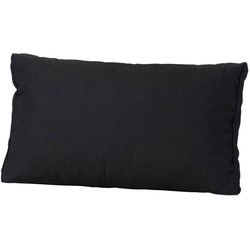 Lounge rug soft 60x40 Rib black (2 stuks)