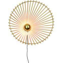 Wandlamp Bromo - Bamboe - Asymmetrisch - Ø60cm