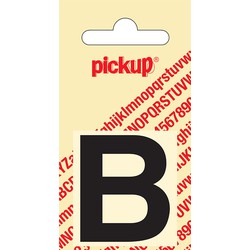 Deco letter b helvetica zwart 40 mm - Pickup
