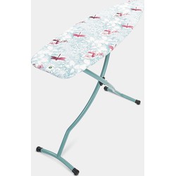 Ironing Board D, 135x45 cm, Silicone Heat Pad - Botanical