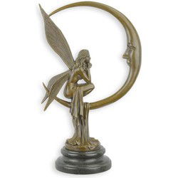 A BRONZE SCULPTURE OF THE MOON FAIRY