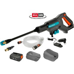 Accu hogedrukreiniger AquaClean 24bar 18V/45 P4A gebruiksklare set display