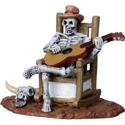 Rocking chair skeleton - LEMAX
