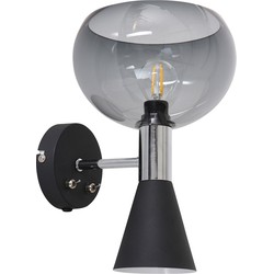 Anne Light and home wandlamp Fastlåst - zwart -  - 2570ZW