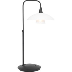 Steinhauer tafellamp Tallerken - zwart - metaal - 2657ZW