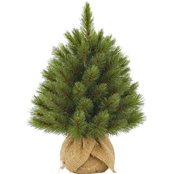 Triumph Tree Forest Frosted Kunstkerstboom in Jute - H45 x Ø36 cm - Groen