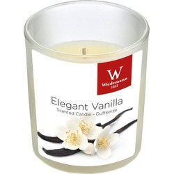 Trend Candles Geurkaars - in glas - Vanille aroma - 8 uren - geurkaarsen