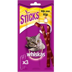 Kattenvoer Sticks Kip 3-pack 18 g