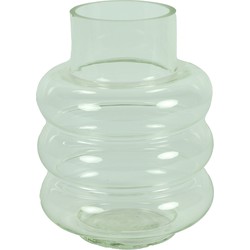 Countryfield Bloemenvaas Bubbles - helder transparant - glas - D17 x H22 cm - Vazen