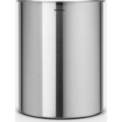 Prullenbak, 15 liter - Matt Steel