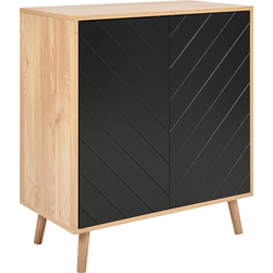 Beliani BRISTOW - Sideboard-Zwart-MDF