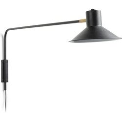 Kave Home - Aria wandlamp zwart
