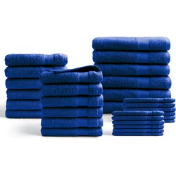 Handdoeken 30 delig set - Hotel Collectie - 100% katoen - klassiek blauw