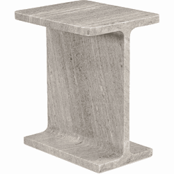Bijzettafel van marmer L38 cm - HYPPOLITE