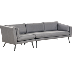 Beliani LORETELLO - Tuinsofa-Grijs-Polyester