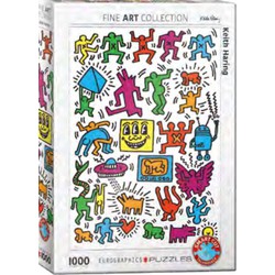 Eurographics Eurographics puzzel Collage - Keith Haring - 1000 stukjes