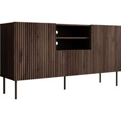 Meubella Dressoir Tartagal - Donkerbruin eiken - 150 cm