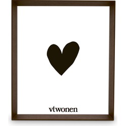 vtwonen - Fotolijst - Hout - Donkerbruin - 30x35 cm