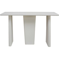 Sidetable Beige - Mangohout - 130 cm - Sidetable Chiara