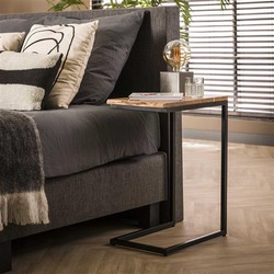 Hoyz - Bed Tafeltje XS Edge - Set van 2 - Massief Acacia