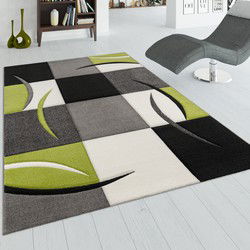 Laagpolig Vloerkleed - Diamesa - Modern - Groen - 160x230 cm