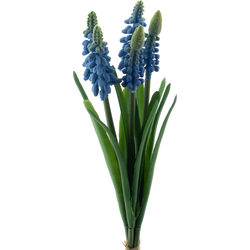 Muscari bundle blue 27 cm kunstbloem - Nova Nature