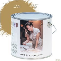 Spinder x Eva van de Ven 2,5L matte muurverf - Jan