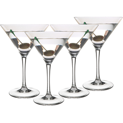 OTIX Martini Glazen - Transparant - 4 Stuks - 300 ml - Cocktail Set