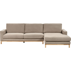 Beliani SIGGARD - Hoekbank-Beige-Polyester